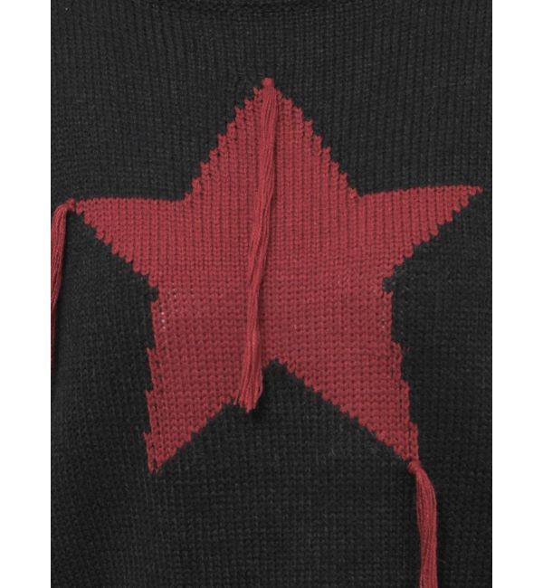 jouetie「スターフリンジショートニット」|ニット・セーター|