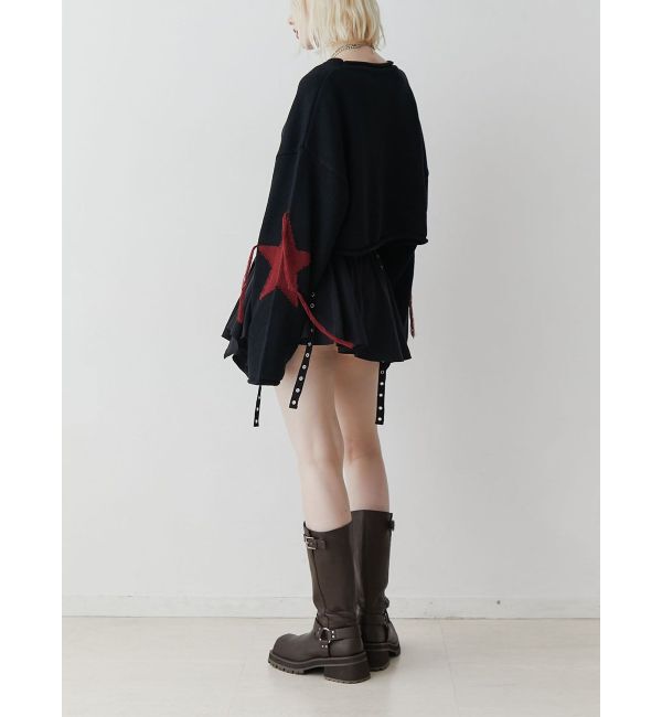 jouetie「スターフリンジショートニット」|ニット・セーター|