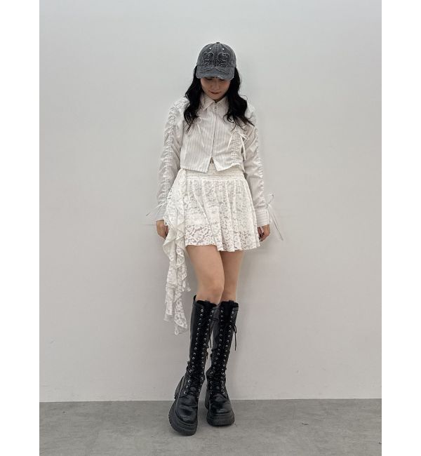 jouetie「ギャザースリーブシャツ」|シャツ・ブラウス|