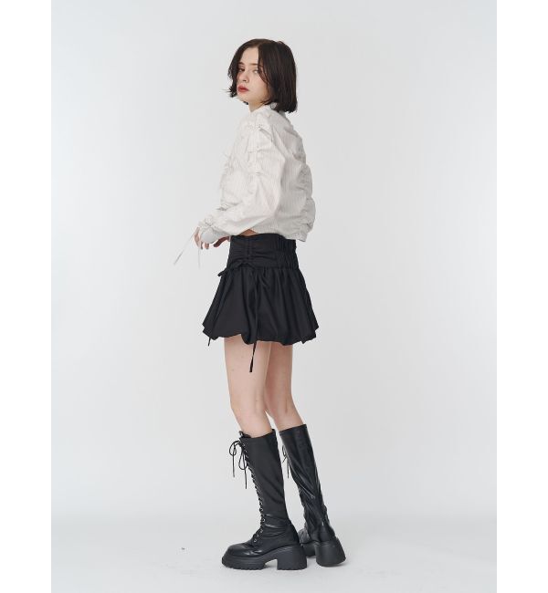 jouetie「ギャザースリーブシャツ」|シャツ・ブラウス|