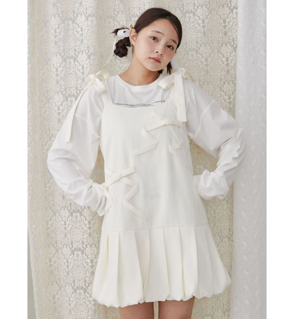 merry jenny「ミニキャミribbonバルーンワンピース」|ワンピース|