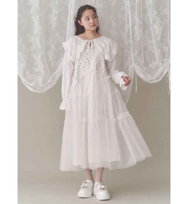 merry jenny「キャンディーフリルロンTee」|Tシャツ・カットソー|