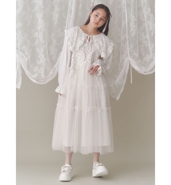 merry jenny「キャンディーフリルロンTee」|Tシャツ・カットソー|