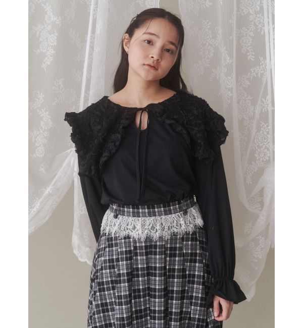 merry jenny「キャンディーフリルロンTee」|Tシャツ・カットソー|