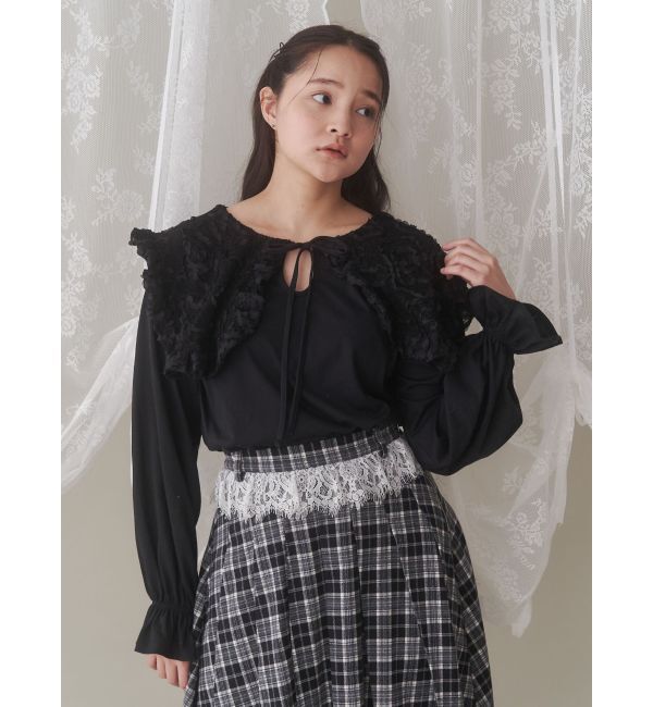 merry jenny「キャンディーフリルロンTee」|Tシャツ・カットソー|