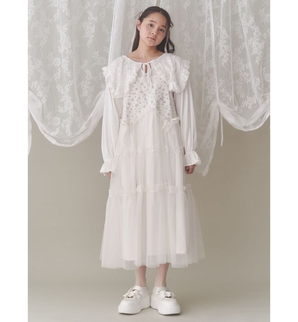 merry jenny「キャンディーフリルロンTee」|Tシャツ・カットソー|