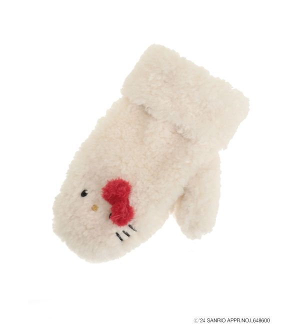 merry jenny「【ハローキティコラボ】もこもこミトン」|手袋|