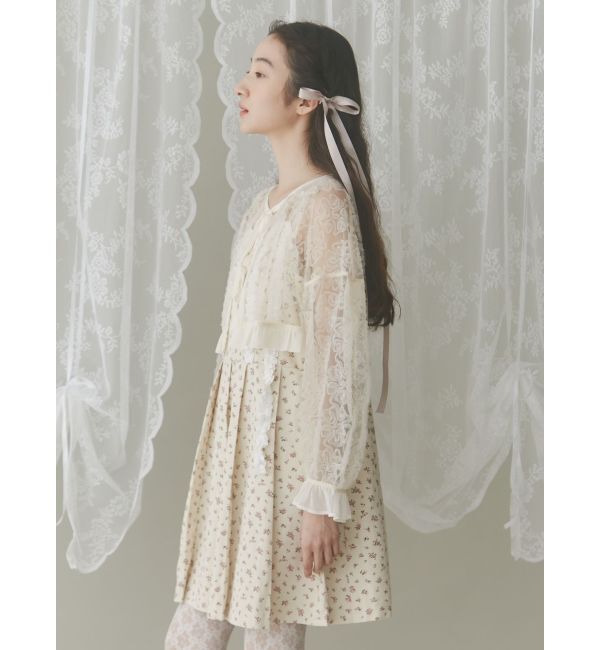 merry jenny「flowerチュールブラウス」|シャツ・ブラウス|