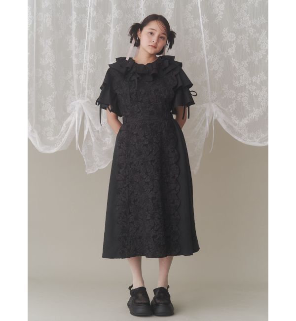 merry jenny「RIBBON mesh sabot」|スニーカー|