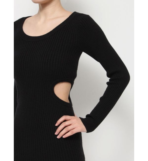 GYDA「サイドオープン ニット ミニワンピース」|ワンピース|