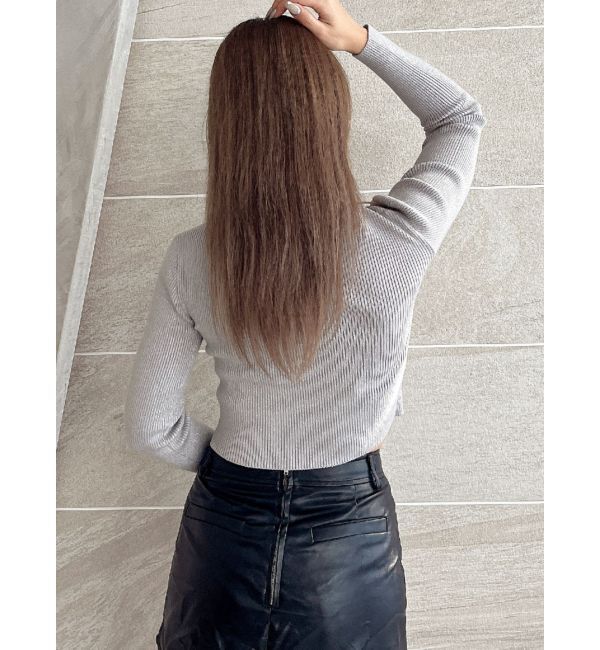 GYDA「GYGYプレートニットトップス」|ニット・セーター|