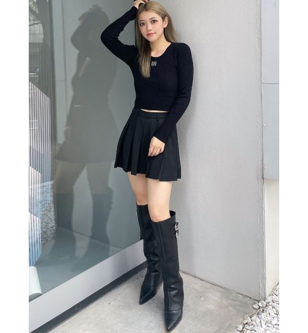 GYDA「GYGYプレートニットトップス」|ニット・セーター|