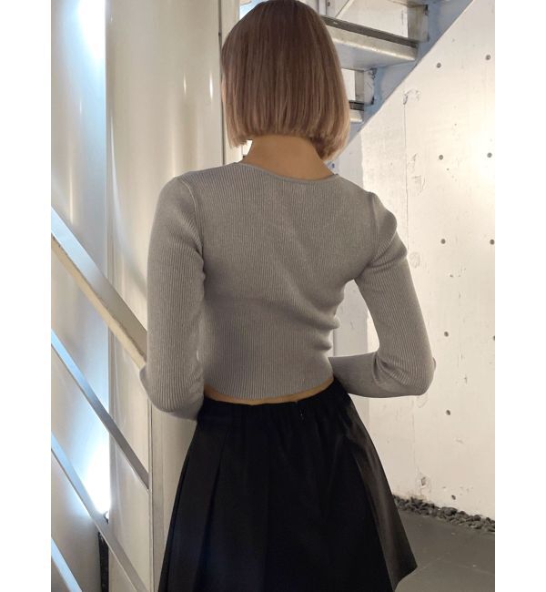 GYDA「GYGYプレートニットトップス」|ニット・セーター|