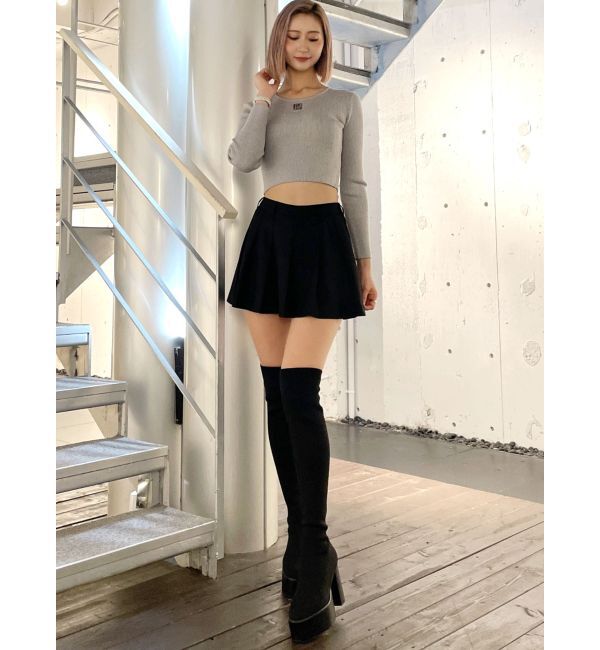 GYDA「GYGYプレートニットトップス」|ニット・セーター|