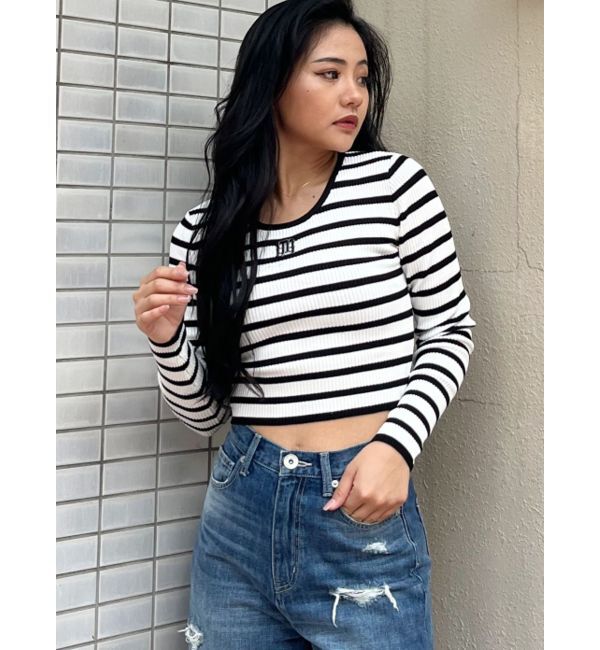 GYDA「GYGYプレートニットトップス」|ニット・セーター|