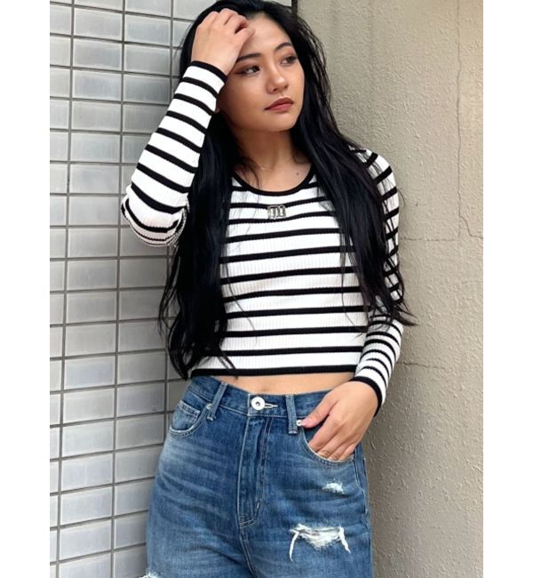 GYDA「GYGYプレートニットトップス」|ニット・セーター|