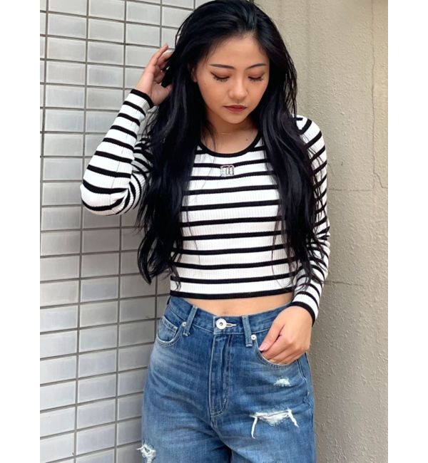 GYDA「GYGYプレートニットトップス」|ニット・セーター|