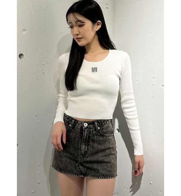 GYDA「GYGYプレートニットトップス」|ニット・セーター|