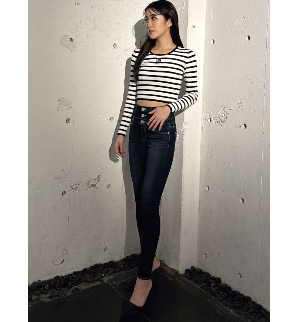 GYDA「GYGYプレートニットトップス」|ニット・セーター|