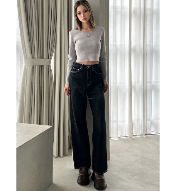 GYDA「GYGYプレートニットトップス」|ニット・セーター|