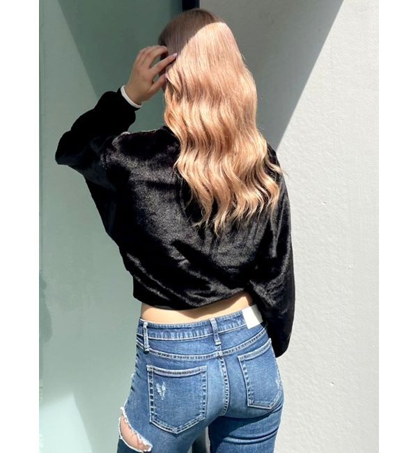 GYDA「Symmetry GYDAエコファーショートトップス」|Tシャツ・カットソー|