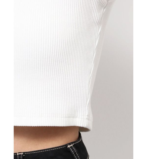 GYDA「ハーフスリーブGDロゴラインストーンテレコトップス」|Tシャツ・カットソー|