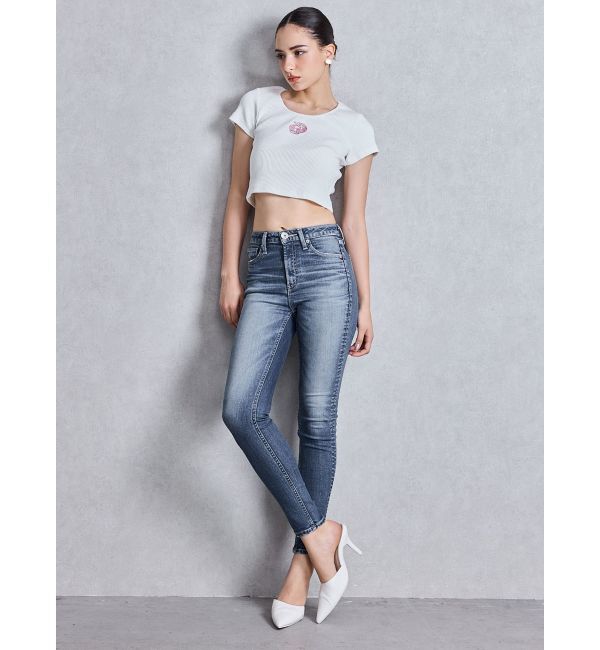 GYDA「ハーフスリーブGDロゴラインストーンテレコトップス」|Tシャツ・カットソー|