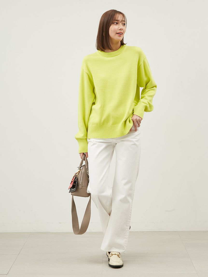 Mila Owen「ミッドライズストレートデニムパンツ【ウォッシャブル】」|デニム|