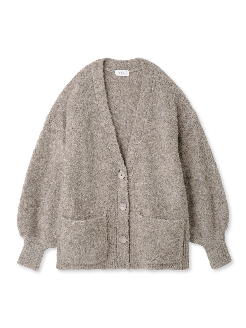 emmi atelier「【emmi atelier】ブークレーニットカーディガン」|カーディガン|
