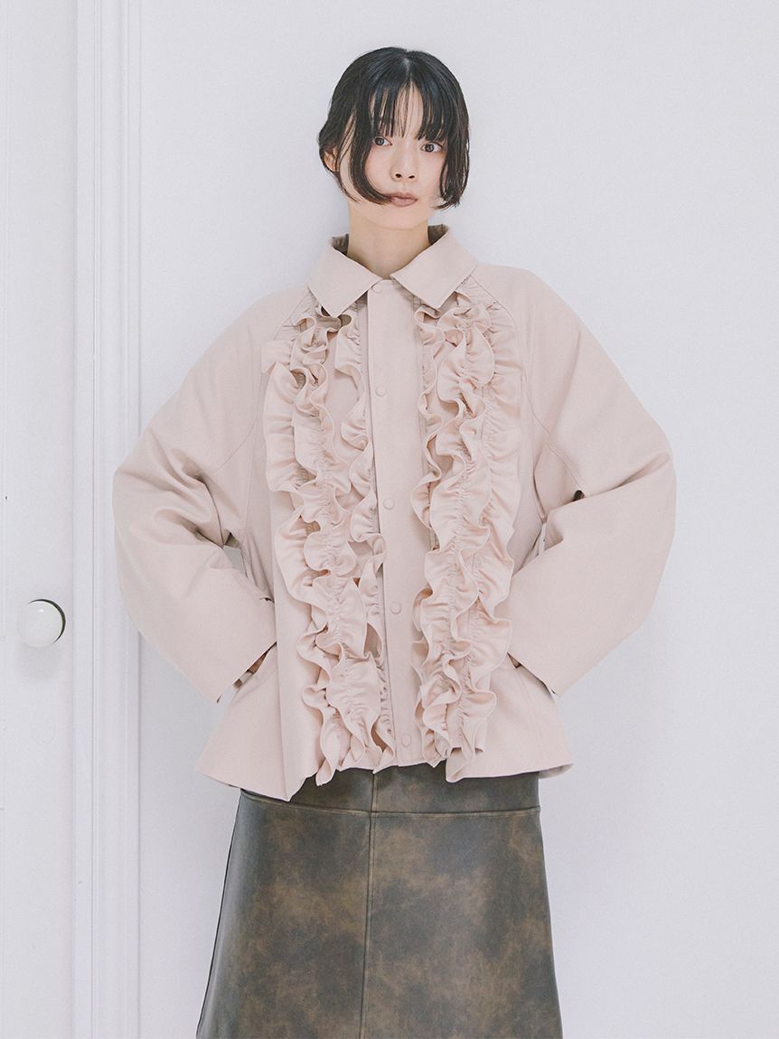 FURFUR「レザーライクミディスカート」|スカート|