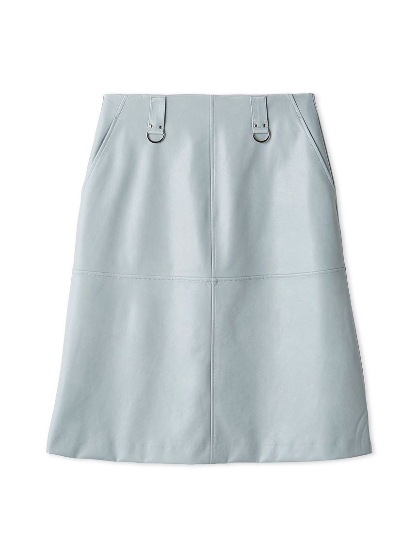 FURFUR「レザーライクミディスカート」|スカート|