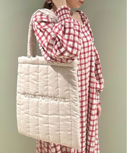 gelato pique「【ONLINE限定】キルティングトートバッグ」|トートバッグ|