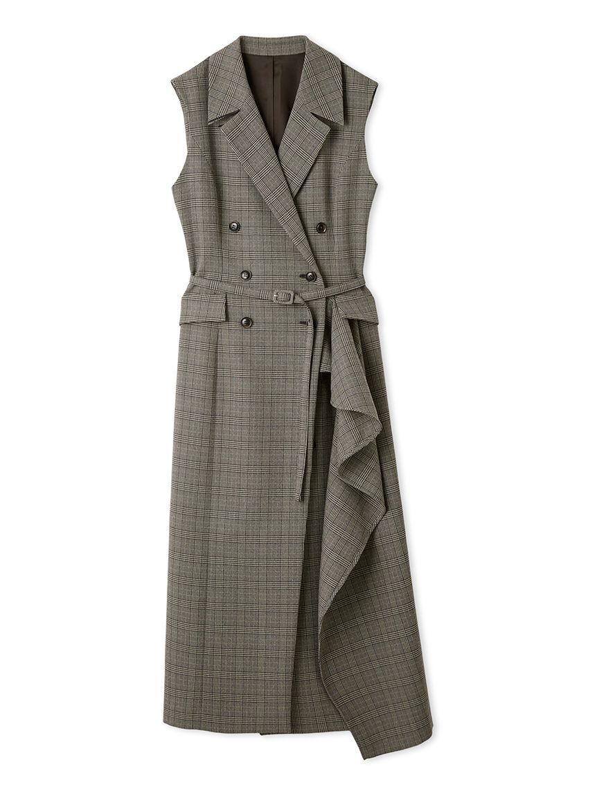 FRAY I.D ダブルブレストアシメデザインワンピース ダブルブレストアシメデザインワンピース | フレイ アイディー(FRAY