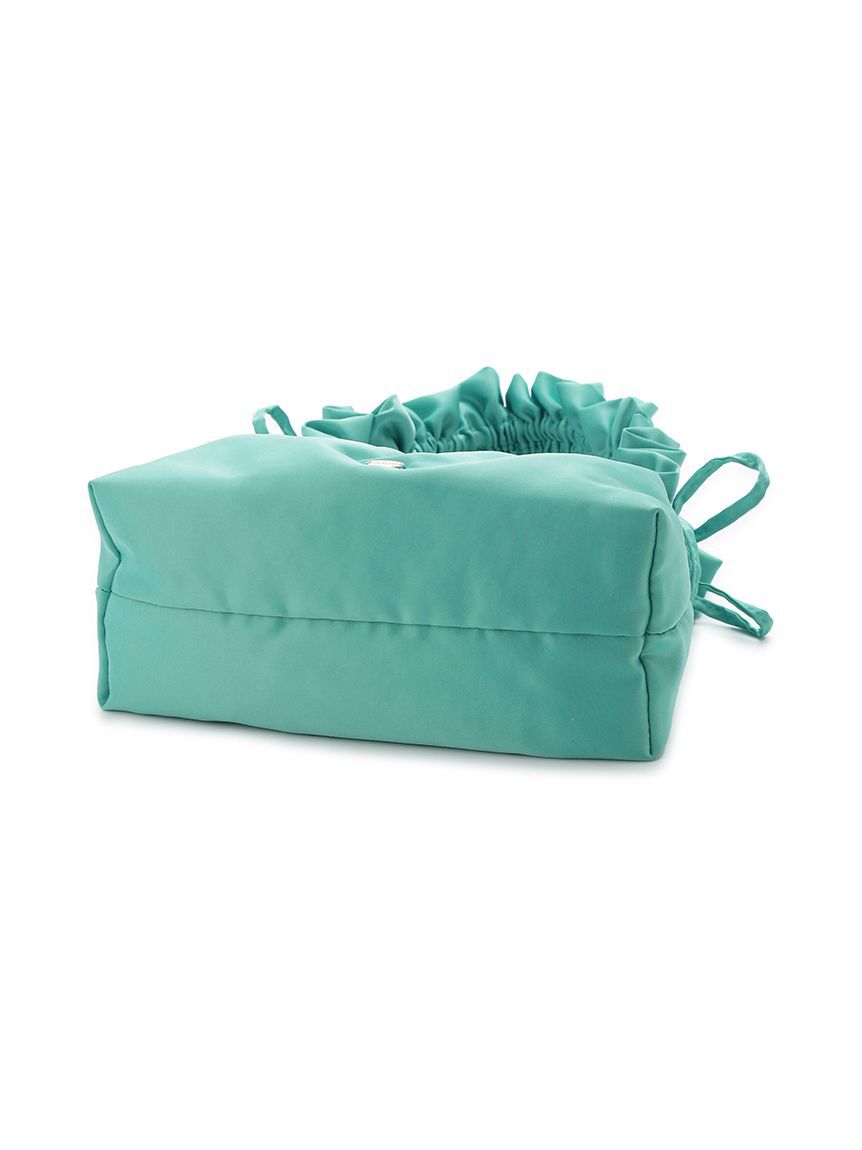 LILY BROWN Lingerie「【LILY BROWN Lingerie】サテンギャザーバケットバッグ」|ハンドバッグ|