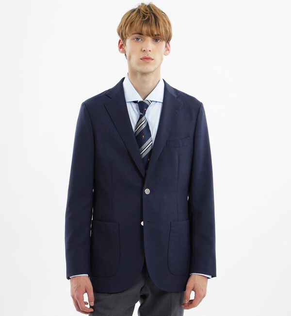 MACKINTOSH PHILOSOPHY「トロッター フレスクロスブレザー#108 ハイツイストストレッチ」|その他|ネイビー