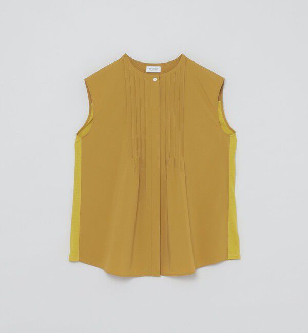 MACKINTOSH PHILOSOPHY「フロントタックチュニックブラウス」|シャツ・ブラウス|イエロー