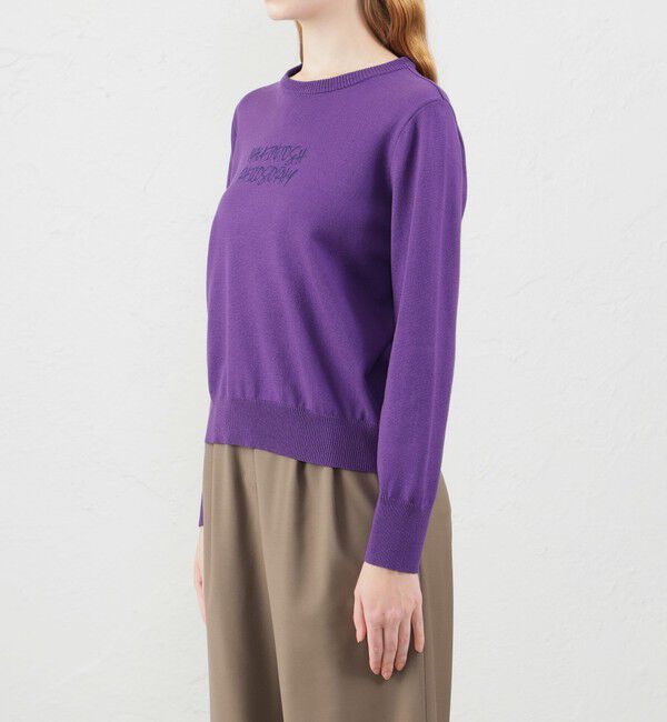 MACKINTOSH PHILOSOPHY「ライティングロゴニット」|ニット・セーター|