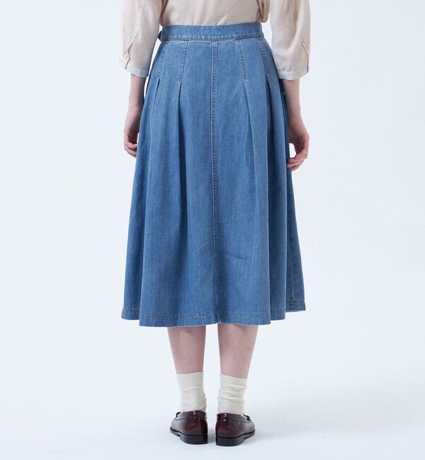 MACKINTOSH PHILOSOPHY「コットンリネンデニムグルカスカート」|スカート|