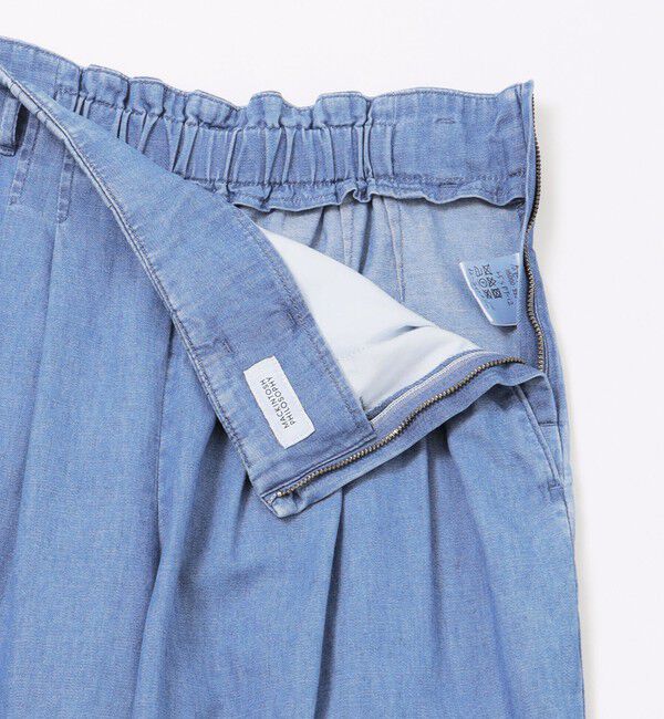MACKINTOSH PHILOSOPHY「ライトデニムウエストタックパンツ」|デニム|