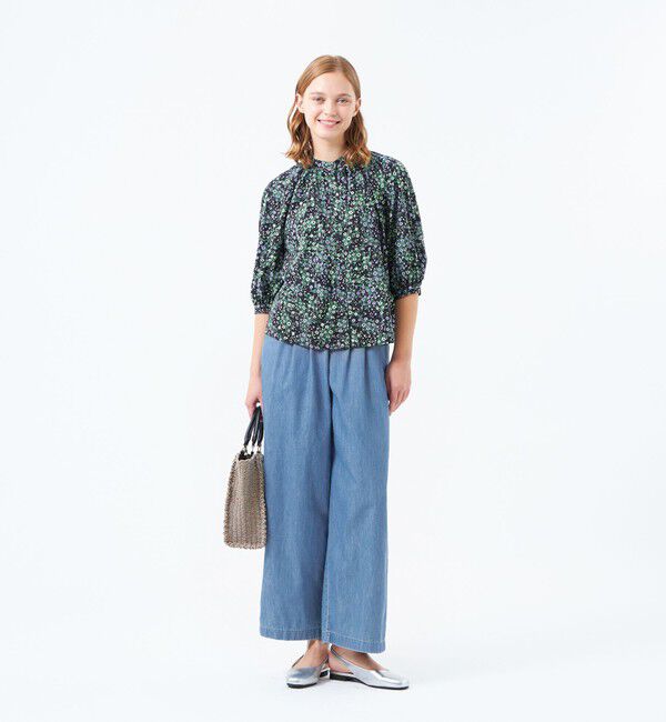 MACKINTOSH PHILOSOPHY「ライトデニムウエストタックパンツ」|デニム|