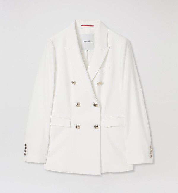  「ホワイトダブルブレストジャケット」|テーラードジャケット|