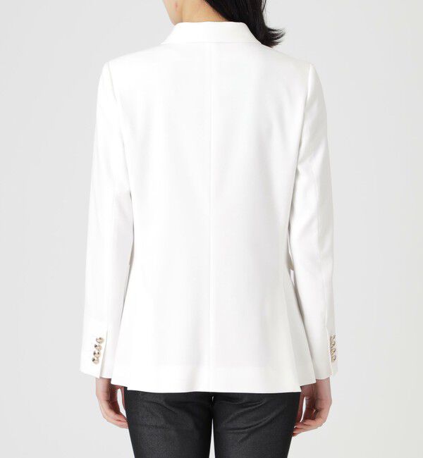  「ホワイトダブルブレストジャケット」|テーラードジャケット|