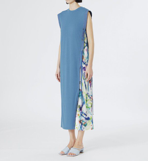  「【KANAKO SASAKI】コラボレーション サイドブロッキングネオンドレス」|ワンピース|