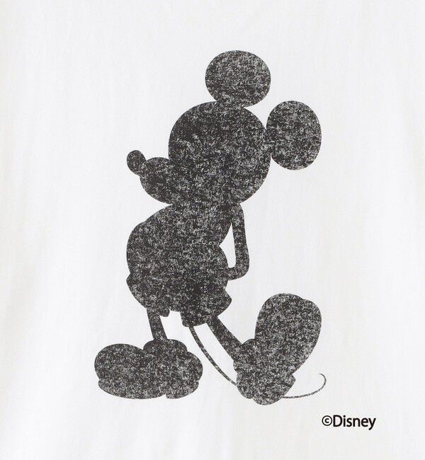  「【ミッキーマウス / LOVELESS限定】プリントTシャツ(フロントシルエットスタイル)」|Tシャツ・カットソー|
