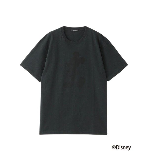  「【ミッキーマウス / LOVELESS限定】プリントTシャツ(フロントシルエットスタイル)」|Tシャツ・カットソー|ブラック