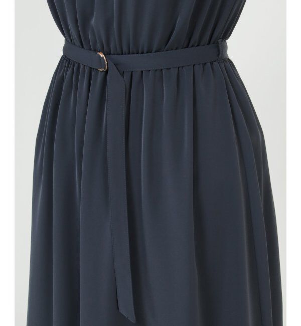 IKKA LOUNGE「フレアフレンチスリーブワンピース」|ドレス|