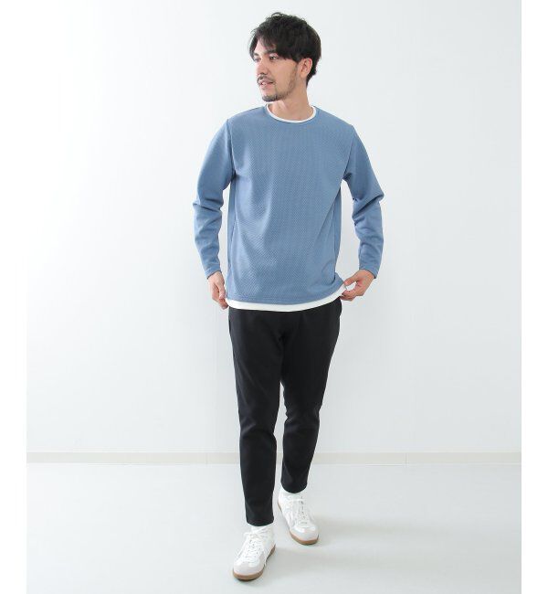 ikka「パイナップルレイヤードロンT」|Tシャツ・カットソー|