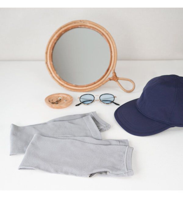 TOKYO DESIGN CHANNEL「【接触冷感】ひんやりアーム丸編み リラックスワイド」|その他|グレイ