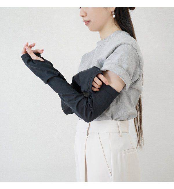 TOKYO DESIGN CHANNEL「【接触冷感】ひんやりアーム丸編み リラックスワイド」|その他|