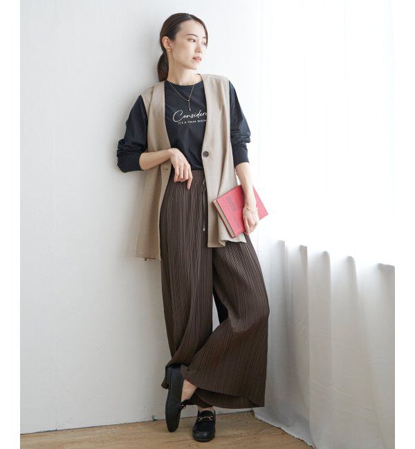 ikka「【親子おそろい】テーラードジレ」|ダウンベスト・ベスト|